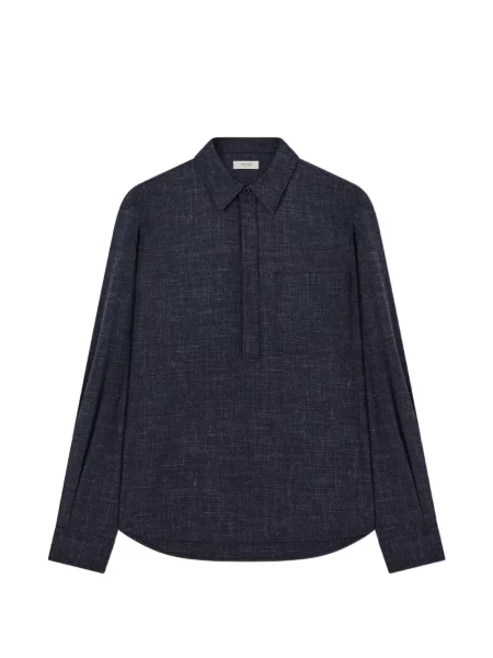 Lung tricou polo Retori albastru