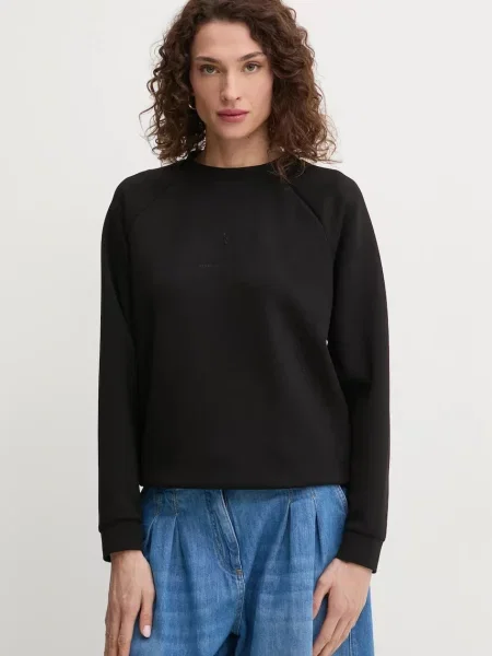 Bluza Armani Exchange z odkrytymi ramionami casual czarna