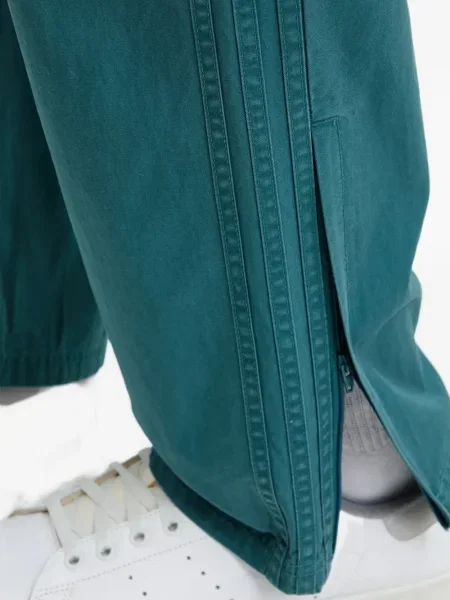 Pantaloni Adidas cu glugă cu dungi alergare negru
