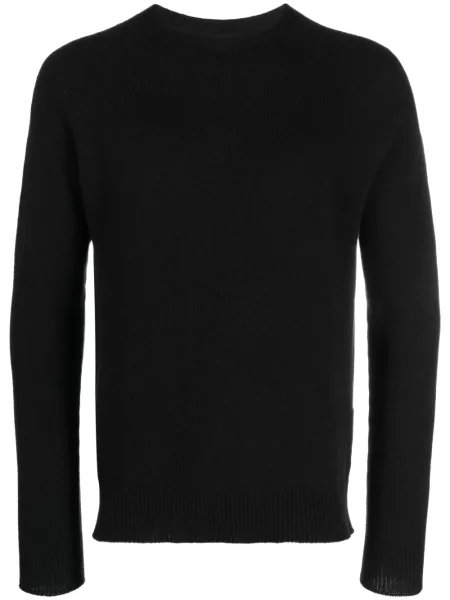Pulover Jil Sander cu decolteu rotund lung negru