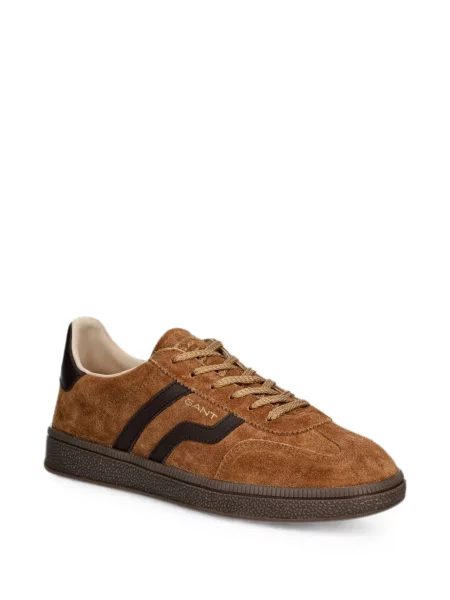Sneakerși Gant din piele de căprioară maro