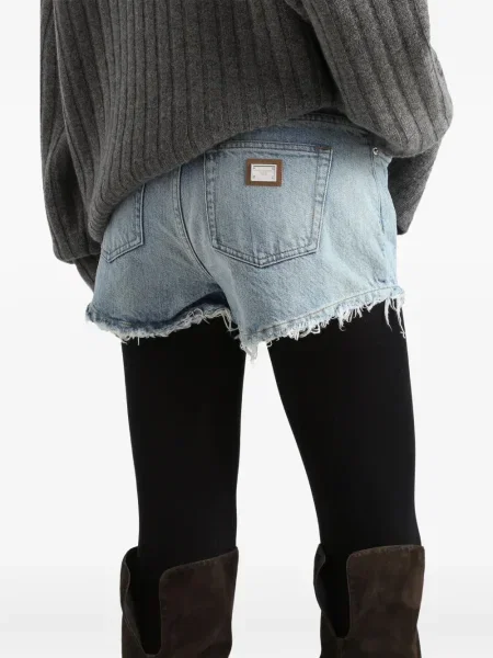 Pantaloni scurți din denim Dolce & Gabbana albastru