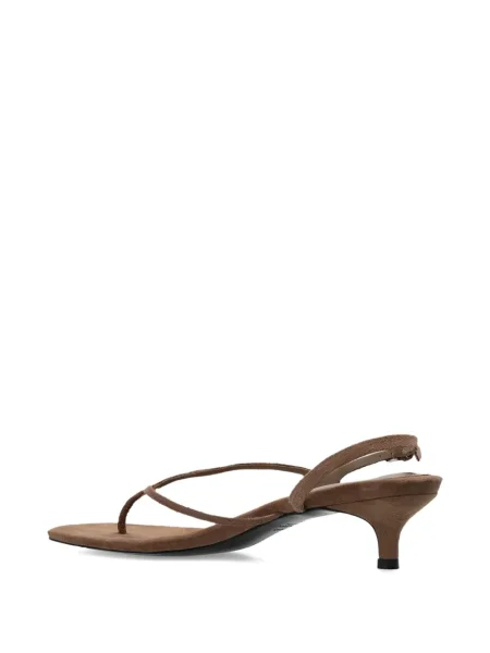 Sandale Black Suede Studio din piele de căprioară negru