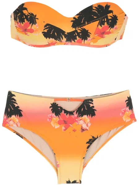 Bikini Amir Slama cu imagine portocaliu