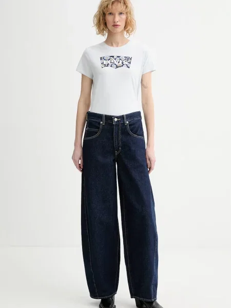 Kavbojke Levi's SUPER BAGGY BARREL modra