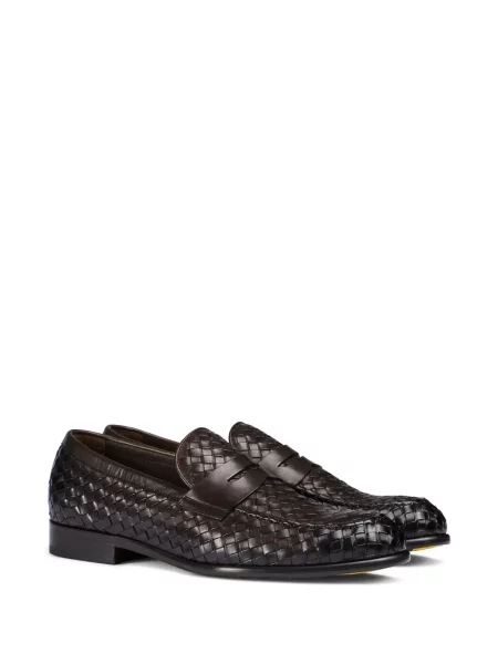 Pantofi loafer Doucal's din piele maro
