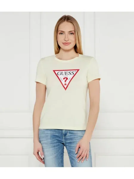 GUESS Tricou | galben