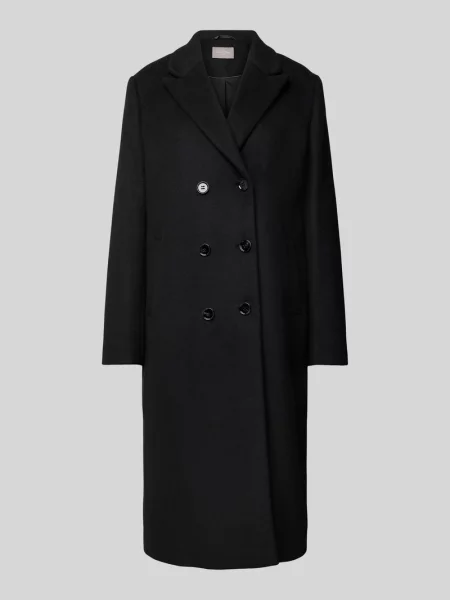 Płaszcz z połami Christian Berg Woman Selection czarny
