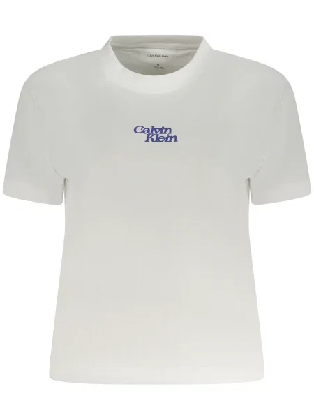 Tricou Calvin Klein scurt alb