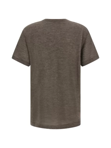 Tricou Co din cașmir maro