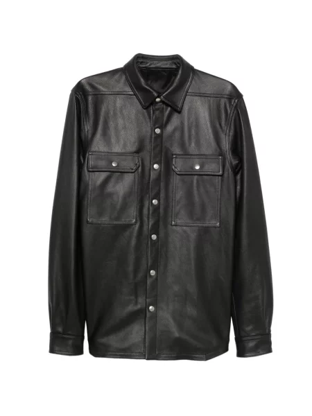 Geanta de piele Rick Owens negru