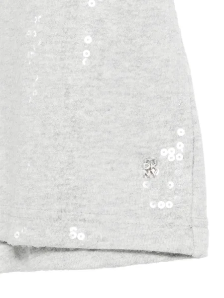 Koszulka Dkny z cekinami szara