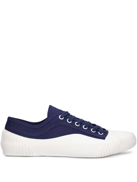 Sneakerși A.p.c. cu șireturi din dantelă albastru