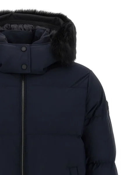 Geacă cu puf Moose Knuckles albastru