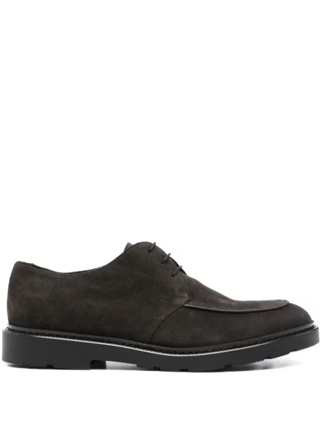 Pantofi derby Fratelli Rossetti din piele de căprioară gri