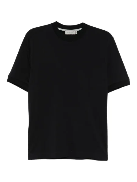 Tricou Canali de lână negru