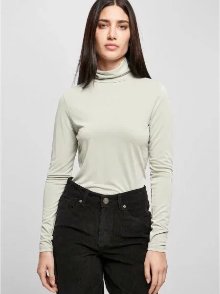 Golf golf Urban Classics z długim rękawem z modalu zielony