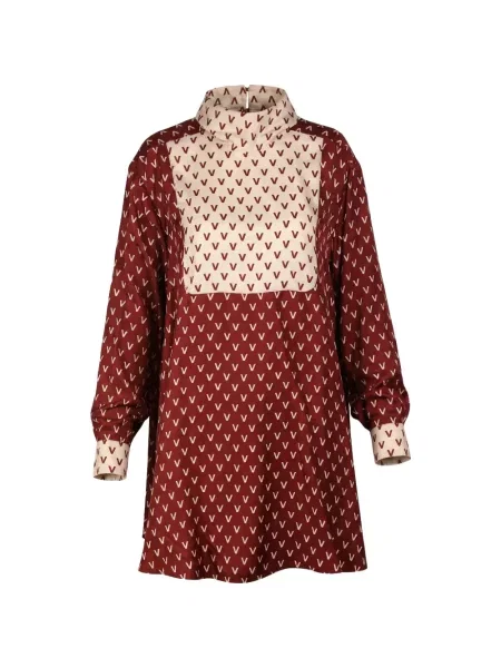 Rochie mini Valentino Garavani cu imagine roșu