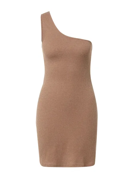 Urban Classics Rochie maro caramel