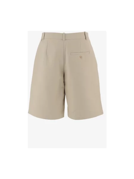 Szorty Jacquemus beżowe