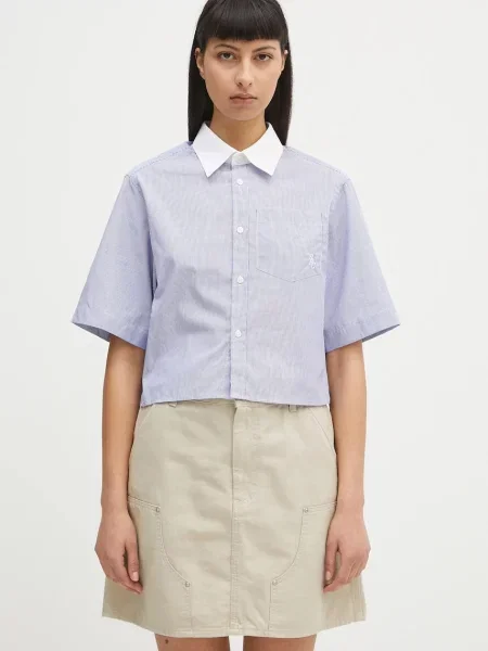 Sporty & Rich cămașă din Src Cropped cu guler clasic regular