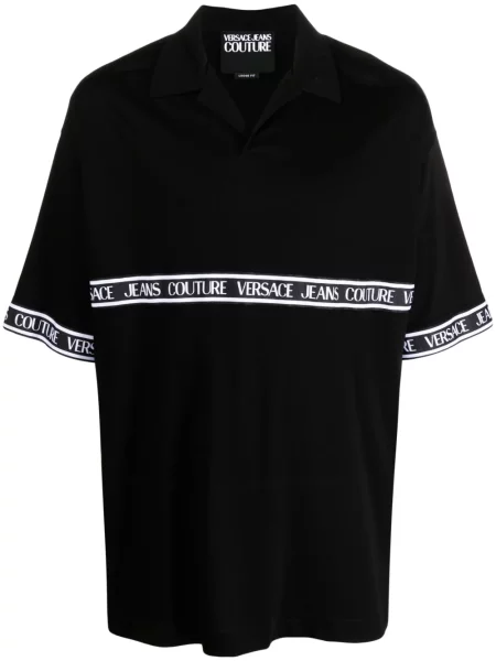 Polo Versace Jeans Couture negru