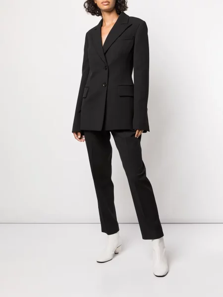 Zkrácené kalhoty Proenza Schouler černé