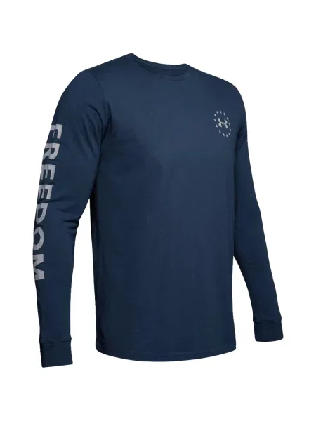 Lung tricou Under Armour albastru