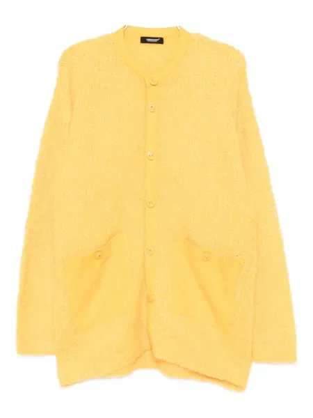 Жилетка Undercover с кръгло деколте жълто