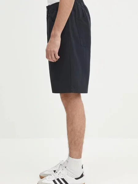 Σορτς Norse Projects Ragnar Fine Broken Twill Shorts ναυτικό μπλε