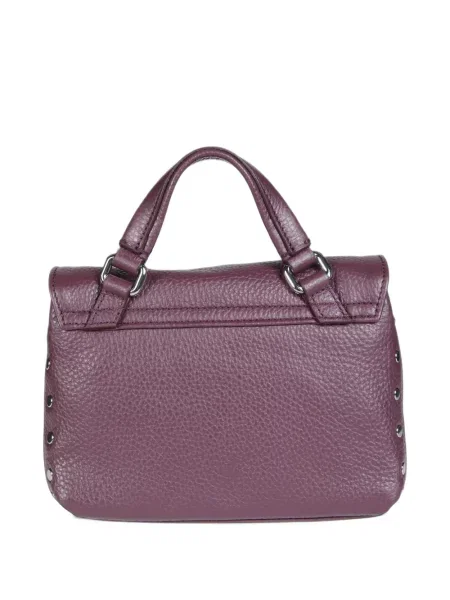 Geantă shopper Zanellato din piele cu tepi violet