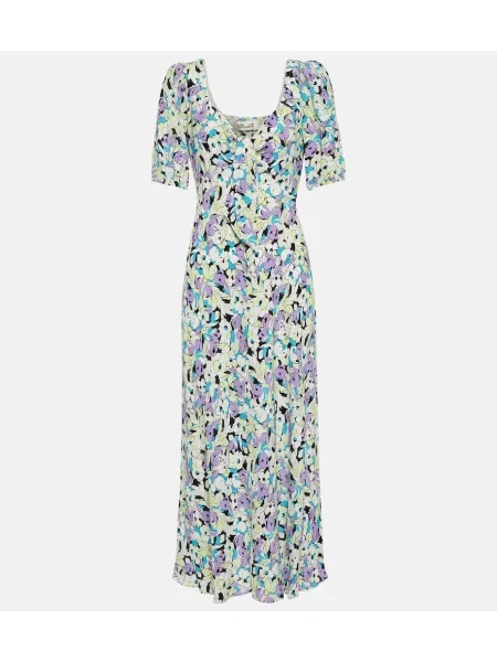 Rochie midi Diane Von Furstenberg până la genunchi de costum albastru