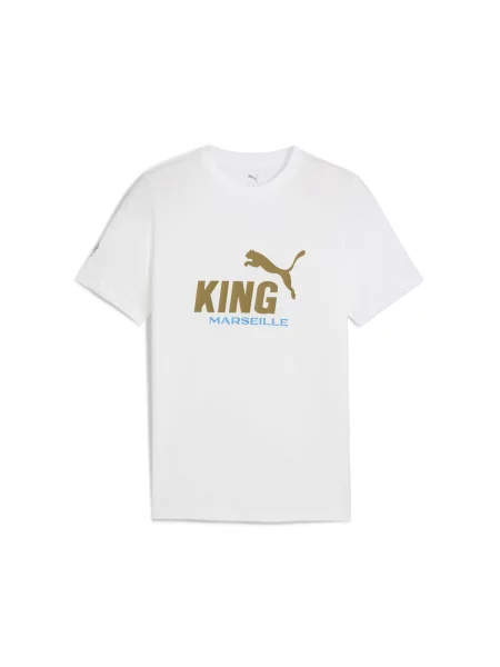 Koszulka Olympique Marsylia KING z logo PUMA biała