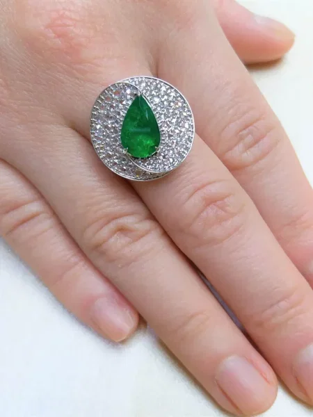 Пръстен Hyt Jewelry бяло