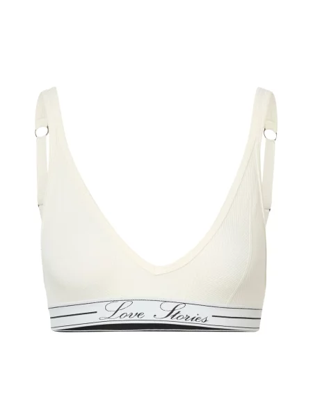 LOVE Stories Sutien Posey negru / murdar / lână alb