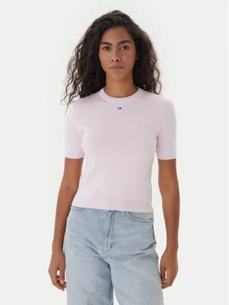 Tommy Jeans T-Shirt Essential różowy