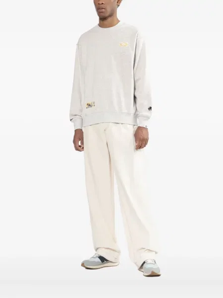 Hanorac Aape By A Bathing Ape cu broderie gri