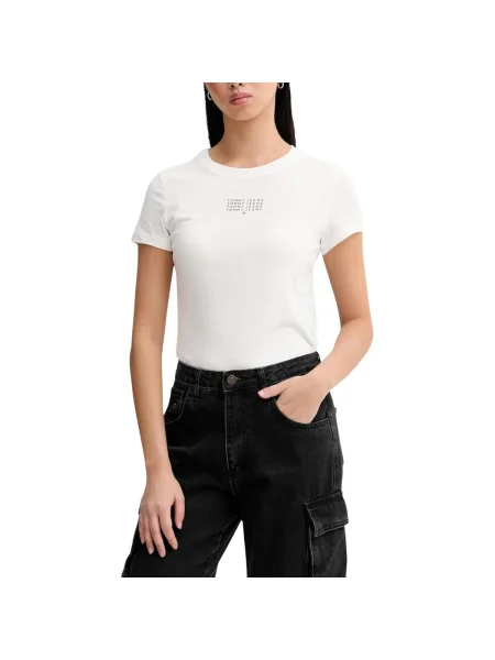 Tommy Jeans tričko béžová