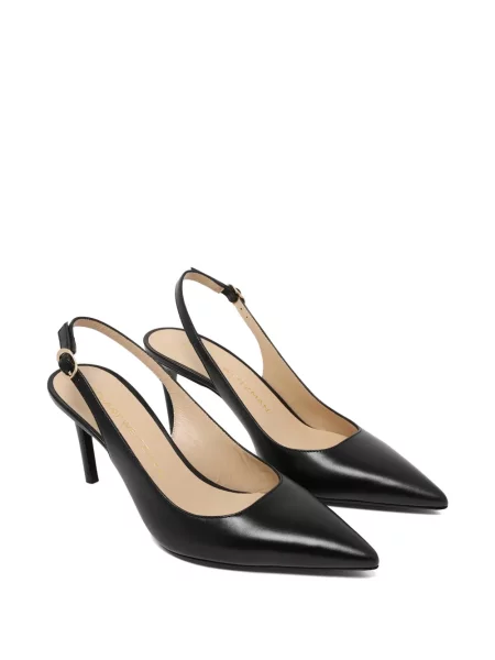 Pantofi cu toc Stuart Weitzman slingback negru