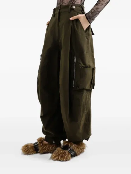 Pantaloni cargo Dolce & Gabbana plisate maro