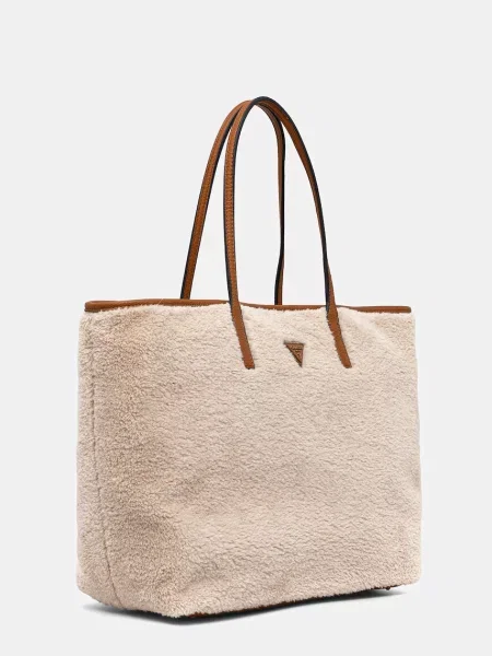 Geantă shopper Guess bej