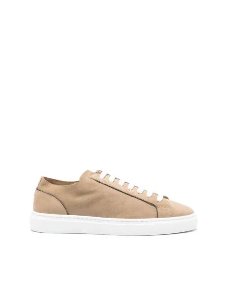 Sneakersy Doucal's zamszowe beżowe