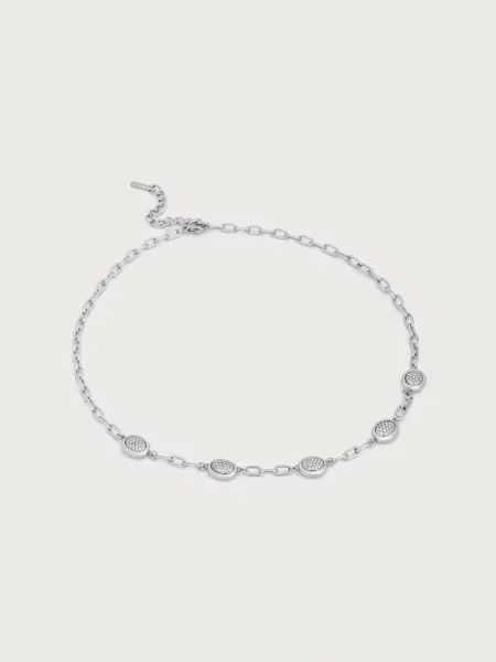 Trussardi lănțișor din oțel inoxidabil