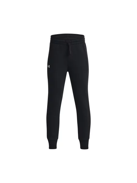 Fleecové kalhoty jogger Under Armour černé