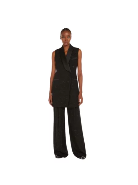 Spodnie Max Mara czarne