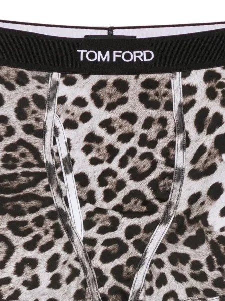 Boxeri Tom Ford cu imagine cu model leopard