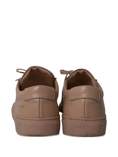 Sneakerși Common Projects cu șireturi din dantelă maro