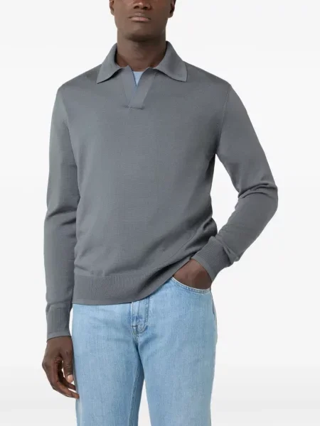 Μάλλινο polo Tod's γκρι