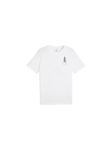 Puma x SQUID GAME Tee M Mężczyźni Koszulki Puma Size: S biały