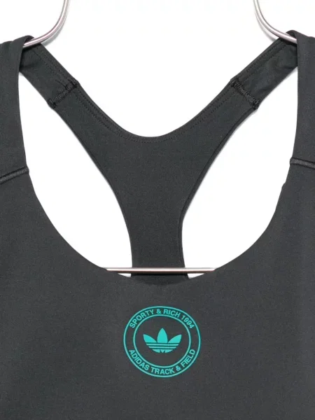 Sutien Adidas cu dungi roșu